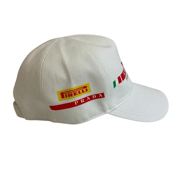 Prada Baseball Cap Cotton White main image 4